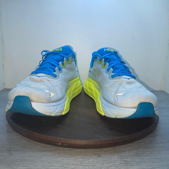 Hoka One One Arahi 6 Mens Size 11.5D Blue Yellow Athletic Running Shoes Sneakers main image 8